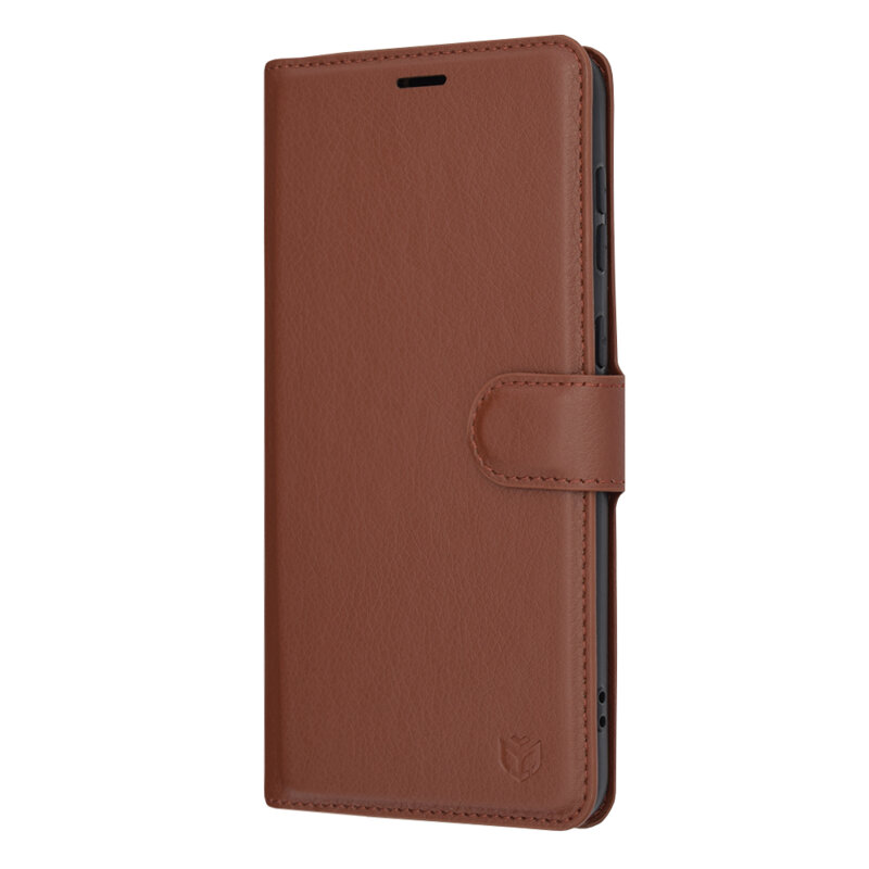 Husa Samsung Galaxy A33 5G Techsuit Leather Folio, maro