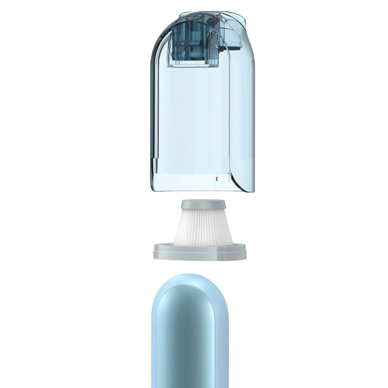 Aspirator auto wireless, filtru HEPA Baseus A1, bleu, VCAQ010003