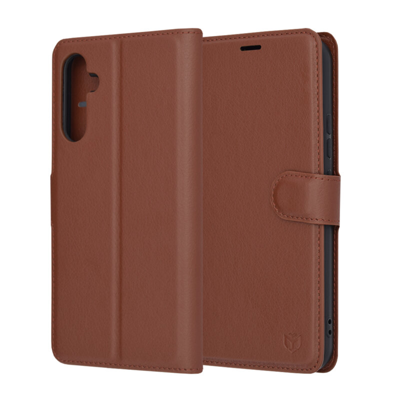 Husa Samsung Galaxy A34 5G Techsuit Leather Folio, maro