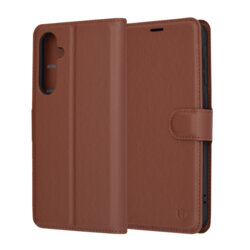 Husa Samsung Galaxy A35 5G Techsuit Leather Folio, maro