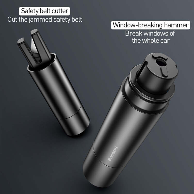 Ciocan urgenta parbriz auto Baseus, 2in1, argintiu, CRSFH-0S