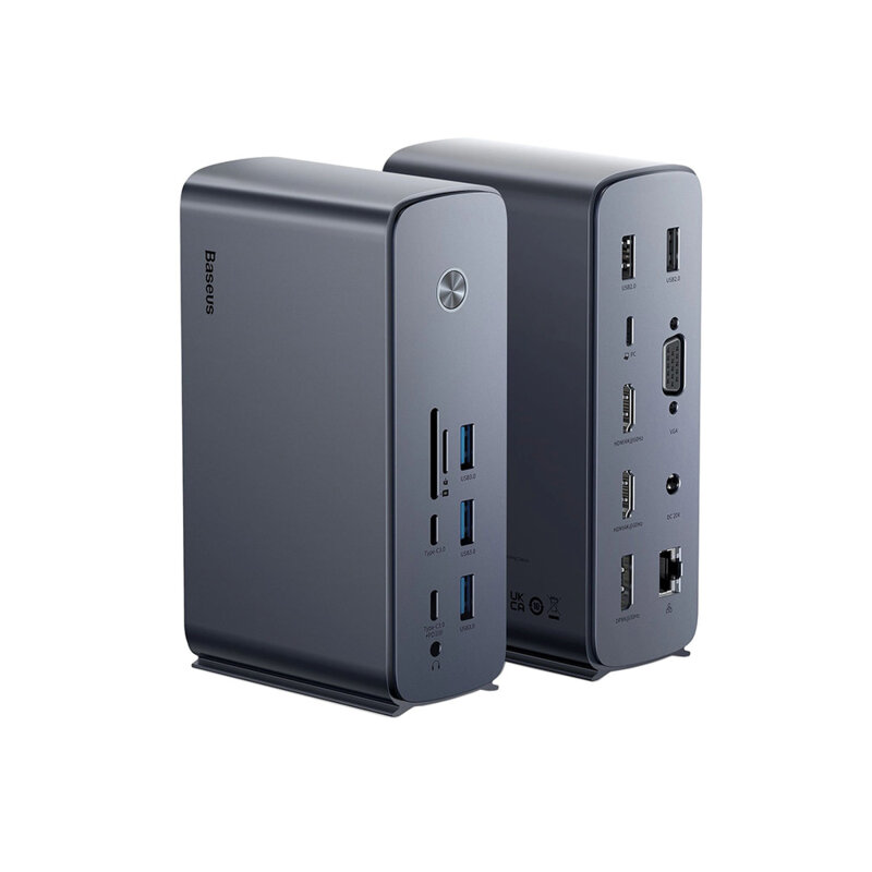 Hub Type-C, HDMI, USB Baseus Union Joy Pro, 17in1, WKSP090113