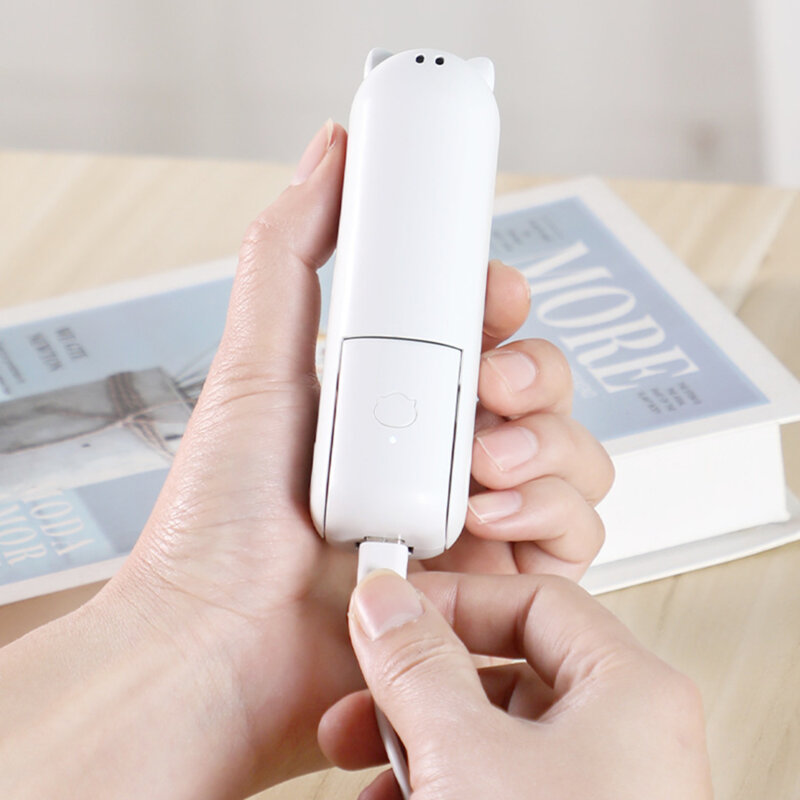 Mini ventilator de mana portabil Techsuit HZ001, albastru