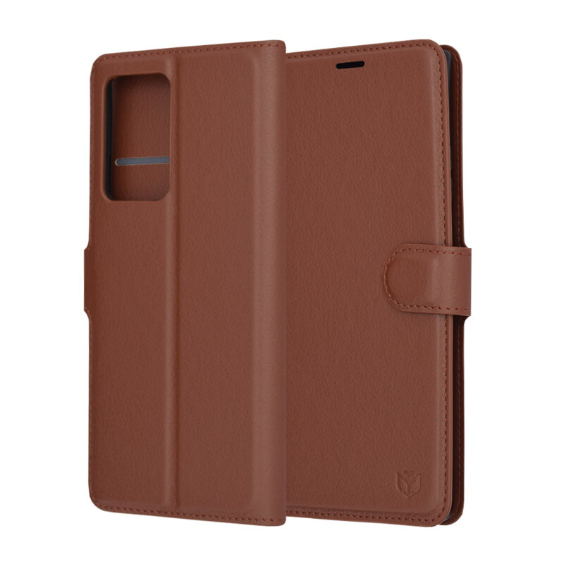 Husa Samsung Galaxy Note 20 Ultra 5G Techsuit Leather Folio, maro