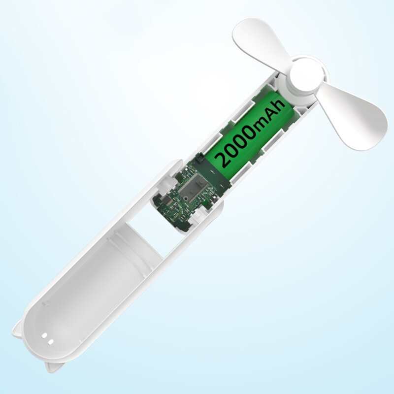 Mini ventilator de mana portabil Techsuit HZ001, negru