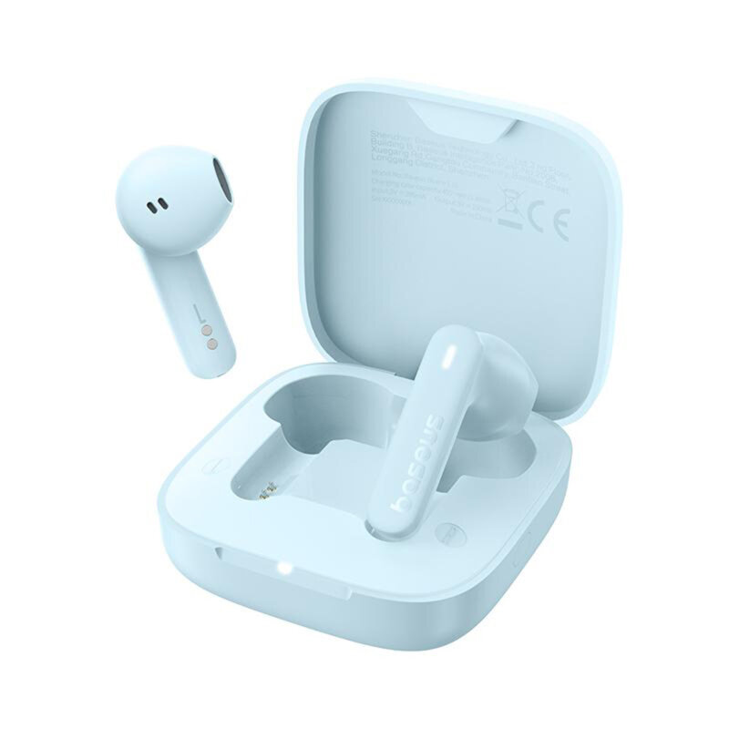 Casti wireless waterproof, half-in-ear Baseus Bowie E16, bleu