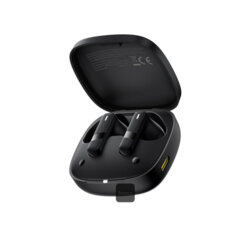 Casti Bluetooth TWS Noise Cancelling Baseus Bowie E20, negru