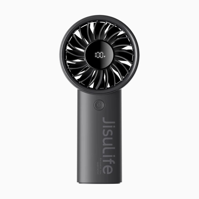 Ventilator mic portabil premium JisuLife 3600mAh, negru, Life4