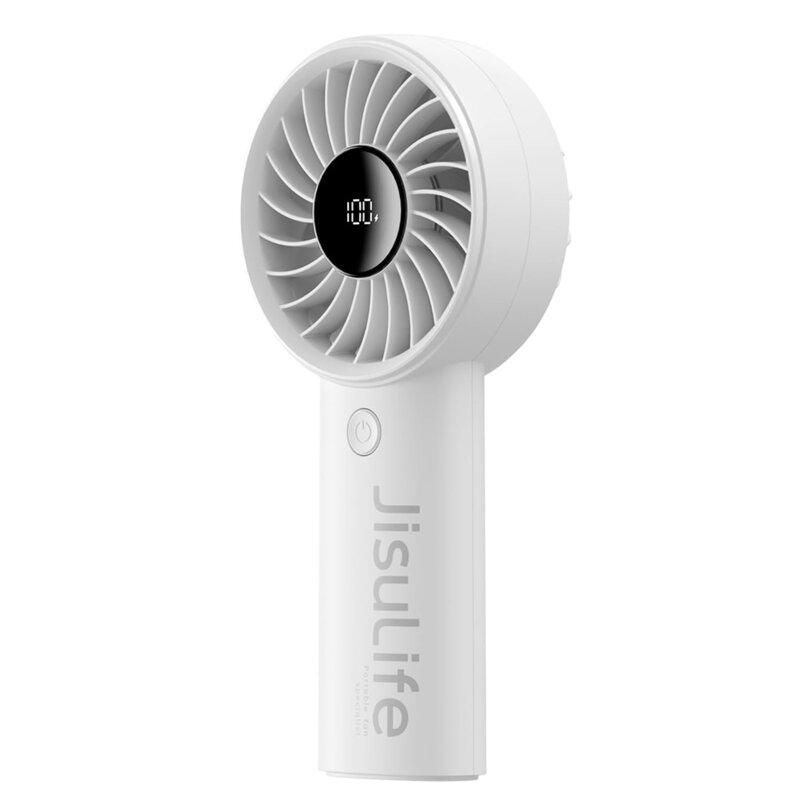 Ventilator mic portabil premium JisuLife 3600mAh, gri, Life4