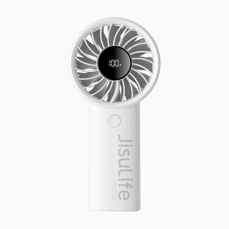 Ventilator mic portabil premium JisuLife 3600mAh, gri, Life4