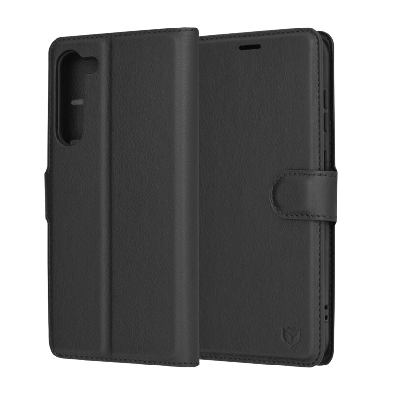 Husa Samsung Galaxy S23 Plus Techsuit Leather Folio, negru