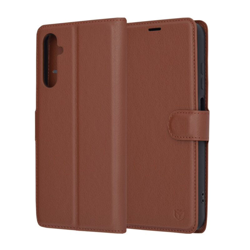 Husa Samsung Galaxy S24 Techsuit Leather Folio, maro