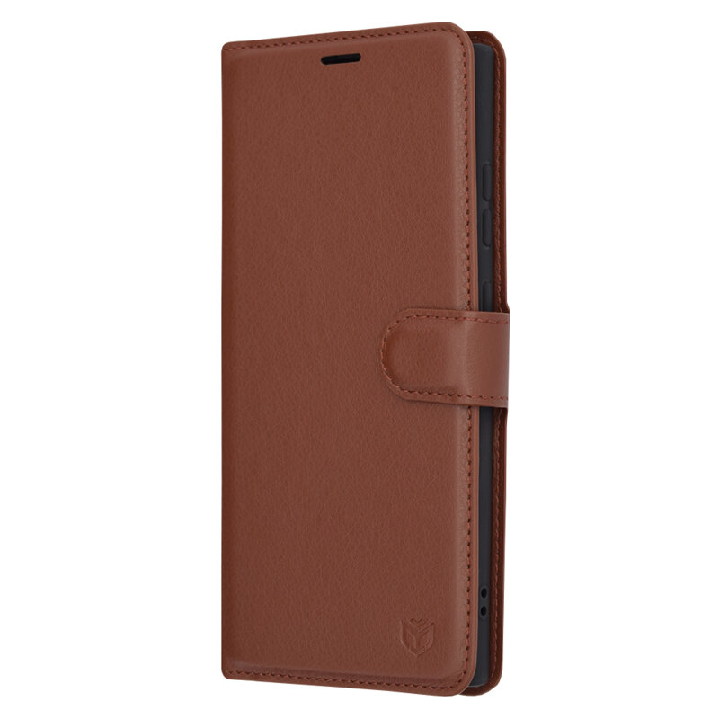 Husa Samsung Galaxy S24 Ultra Techsuit Leather Folio, maro