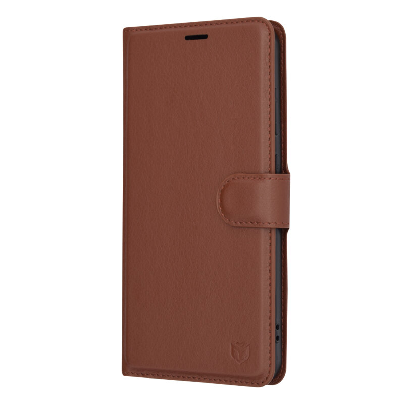 Husa Samsung Galaxy S24 Plus Techsuit Leather Folio, maro