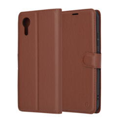 Husa Samsung Galaxy Xcover7 Techsuit Leather Folio, maro