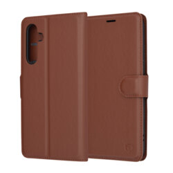 Husa Samsung Galaxy A54 Techsuit Leather Folio, maro