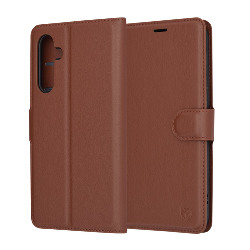 Husa Samsung Galaxy A54 Techsuit Leather Folio, maro