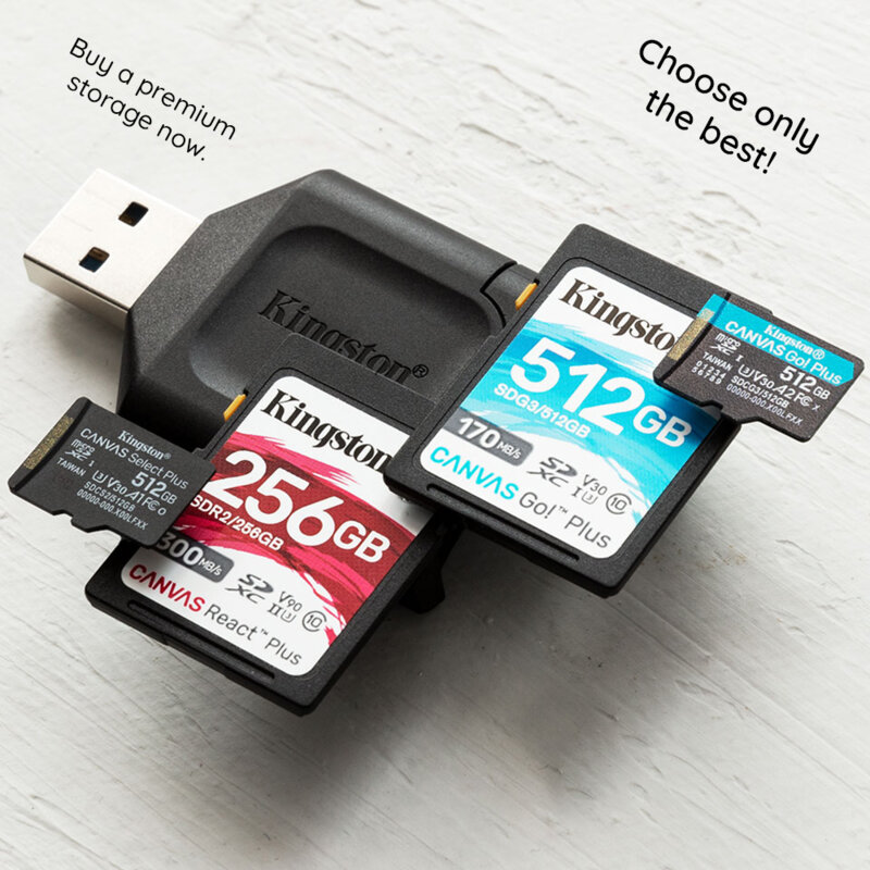Card de memorie 128GB Kingston Canvas Select Plus, SDCS2/128GBSP