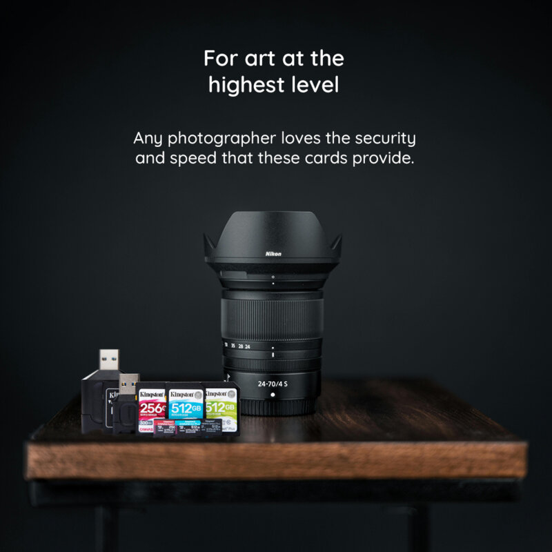 Card 256GB Kingston Canvas Select Plus cu adaptor, SDCS2/256GB