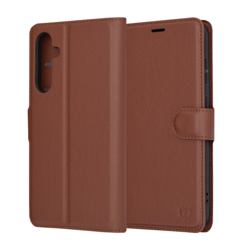 Husa Samsung Galaxy S23 FE Techsuit Leather Folio, maro
