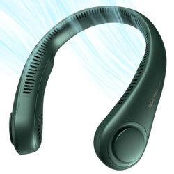 Ventilator portabil pentru gat premium JisuLife, verde, FA14