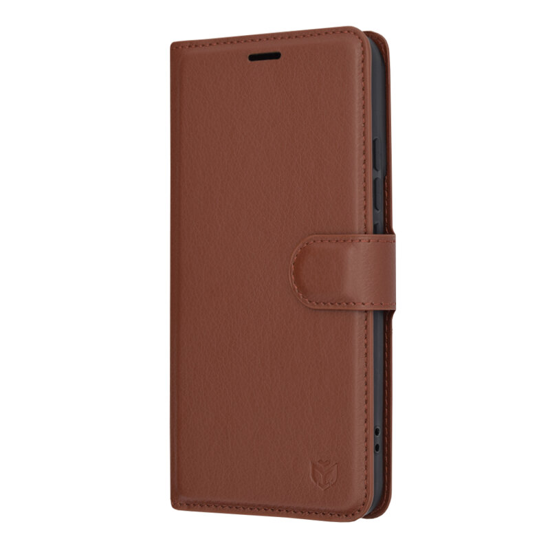 Husa Xiaomi 14 Techsuit Leather Folio, maro