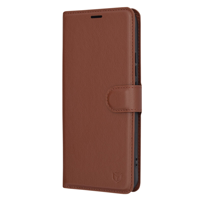 Husa Xiaomi 14 Pro Techsuit Leather Folio, maro