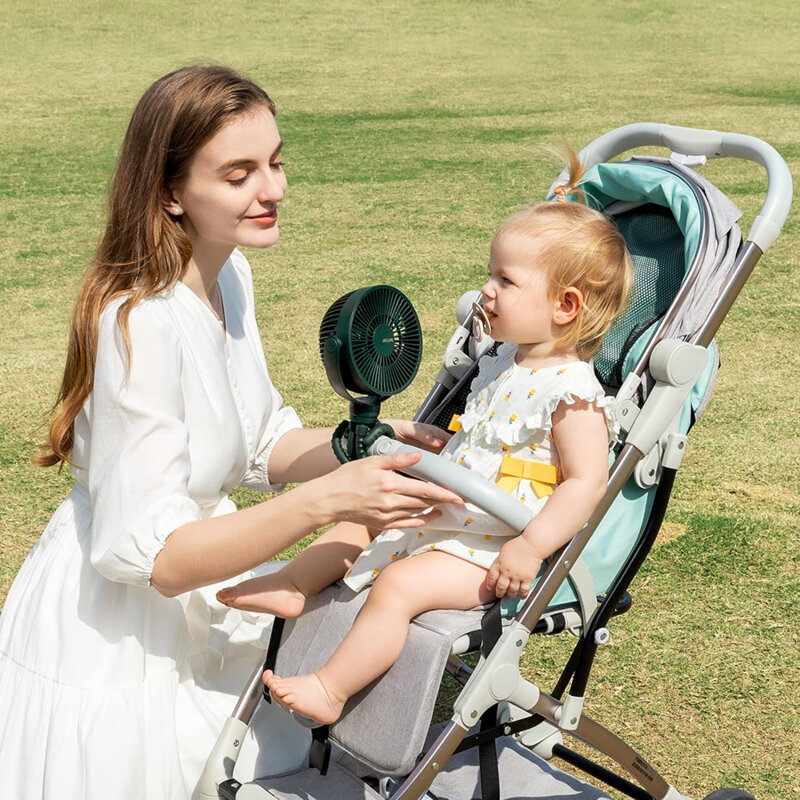 Ventilator de masa portabil premium JisuLife, alb, FA24