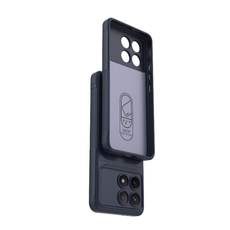 Husa Xiaomi Poco F6 Pro Techsuit Magic Shield, bleu