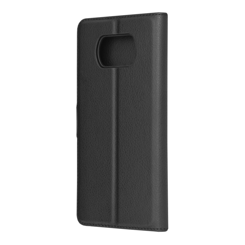 Husa Xiaomi Poco X3 Techsuit Leather Folio, negru
