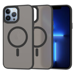 Husa iPhone 13 Pro Max Techsuit HaloFrost MagSafe Series, negru
