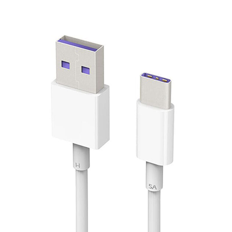 Cablu Huawei AP71 Super Charge Type-C 5A original, 1m, blister, alb