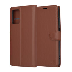Husa Xiaomi Redmi 10 Techsuit Leather Folio, maro