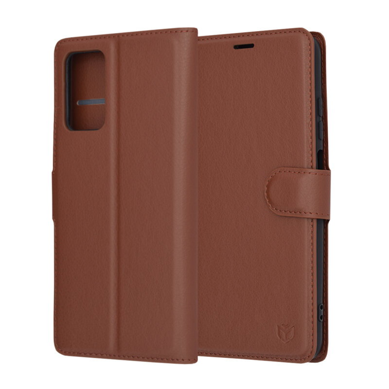 Husa Xiaomi Redmi 10 Techsuit Leather Folio, maro