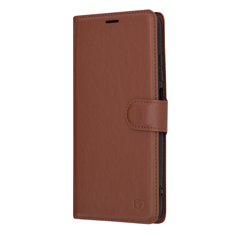 Husa Xiaomi Redmi 10 2022 Techsuit Leather Folio, maro