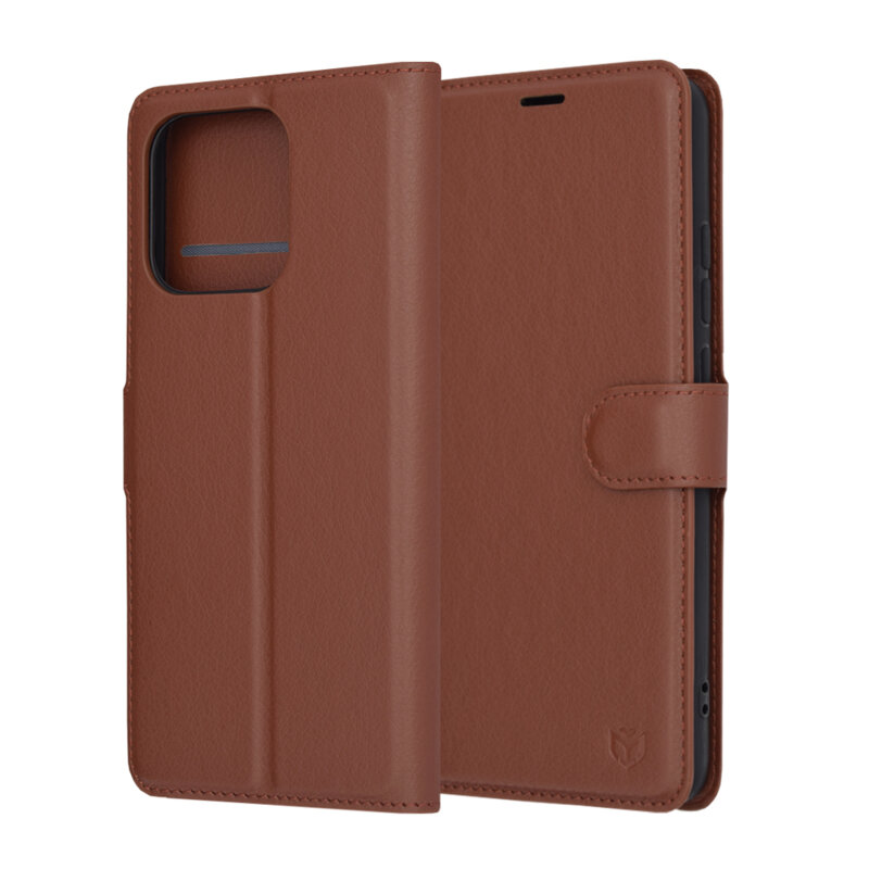 Husa Xiaomi Redmi 12C Techsuit Leather Folio, maro