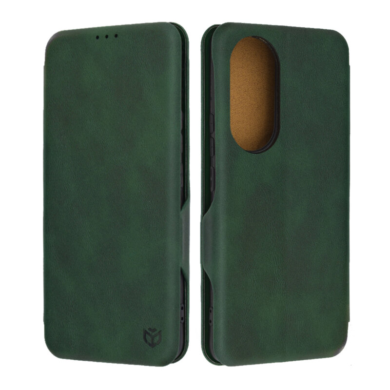 Husa 360° Honor 90 Techsuit Safe Wallet Plus, verde