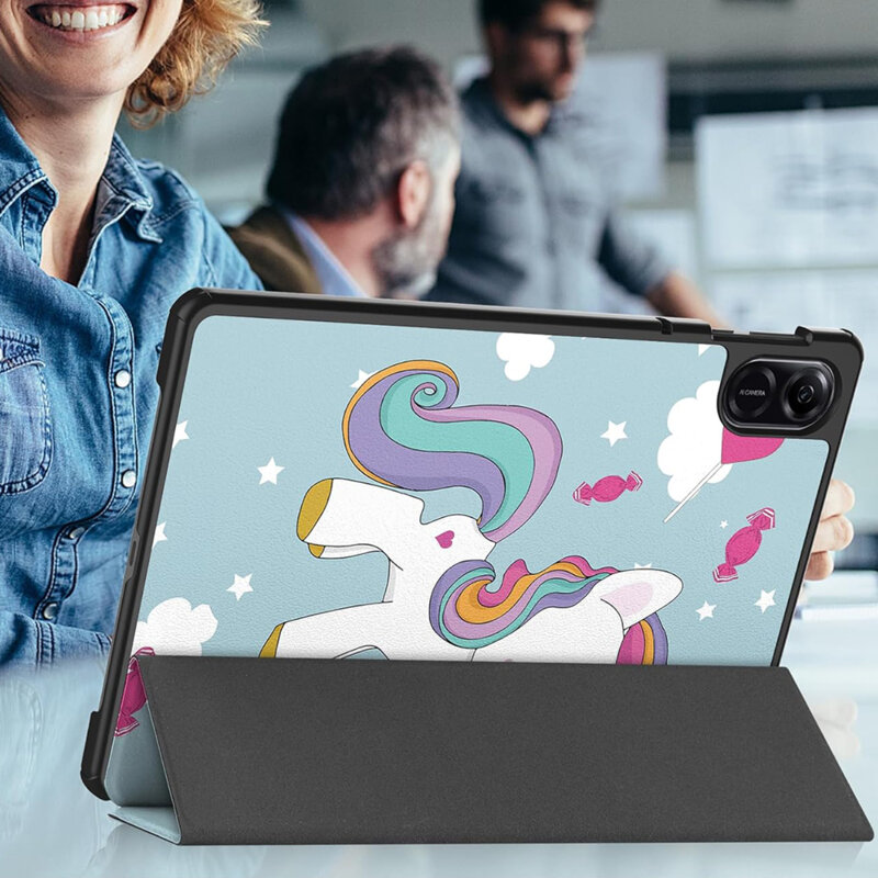 Husa Honor Pad X8 Pro Techsuit FoldPro, Unicorn