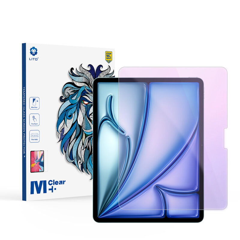 Folie sticla iPad Air 13 (2024) Lito 9H Tempered Glass Anti-Blue Light