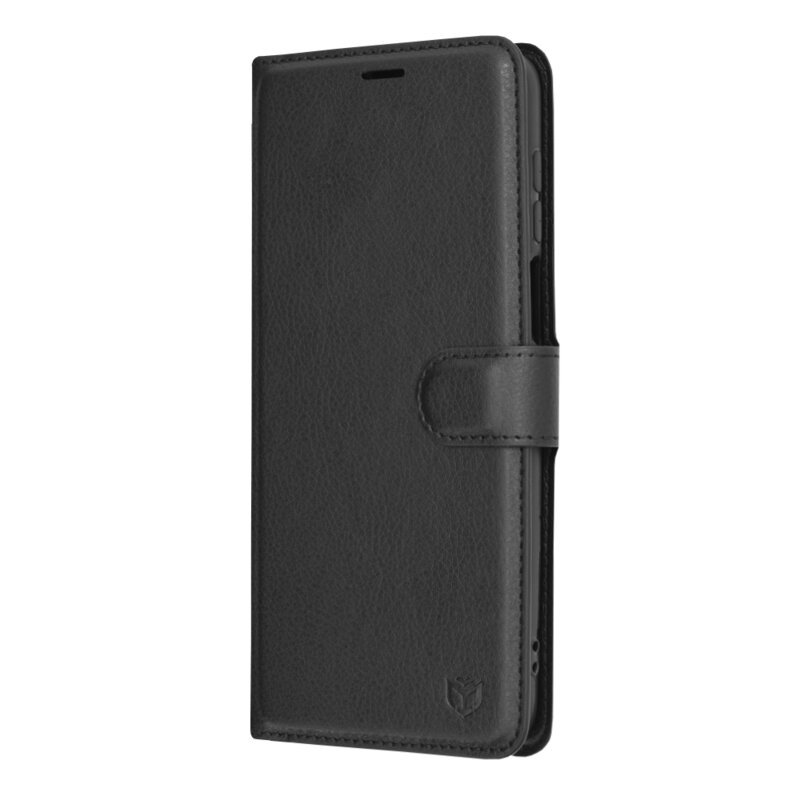 Husa Xiaomi Redmi Note 9S Techsuit Leather Folio, negru