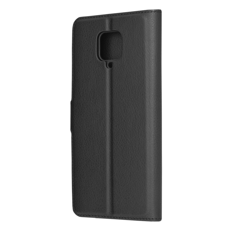 Husa Xiaomi Redmi Note 9S Techsuit Leather Folio, negru