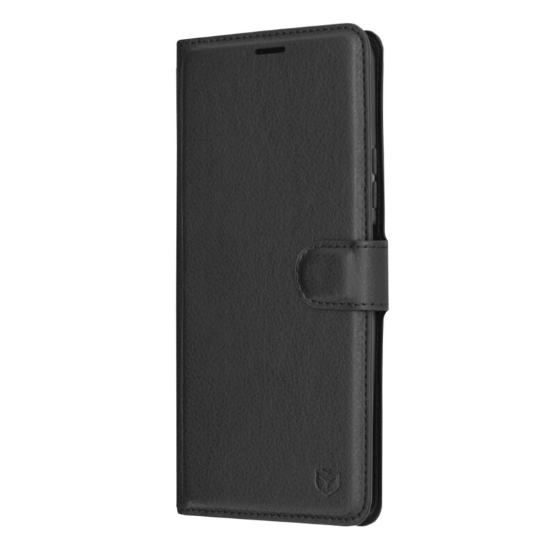 Husa Xiaomi Redmi Note 10 Pro Max Techsuit Leather Folio, negru