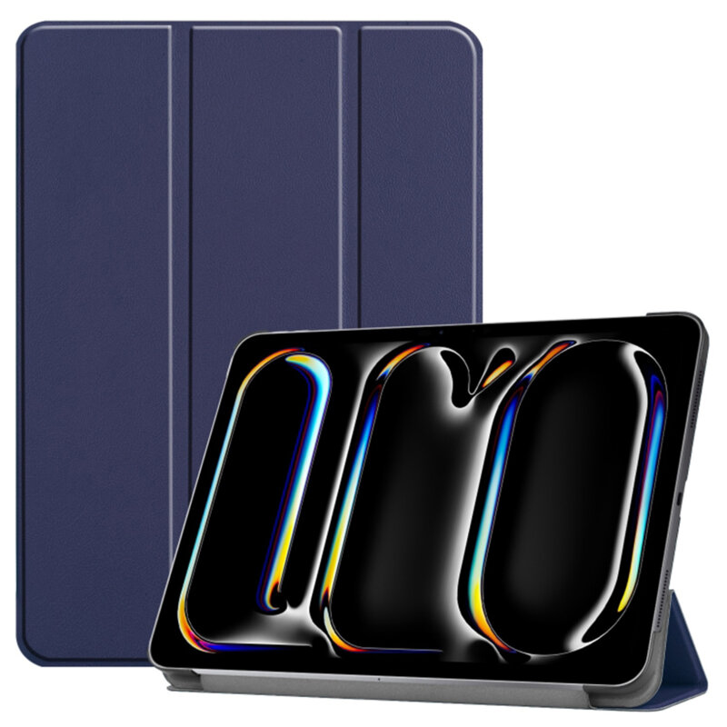 Husa iPad Pro 13 (2024) Techsuit FoldPro, albastru