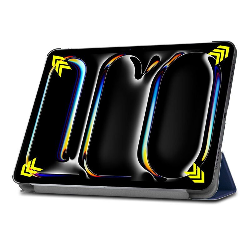 Husa iPad Pro 13 (2024) Techsuit FoldPro, albastru