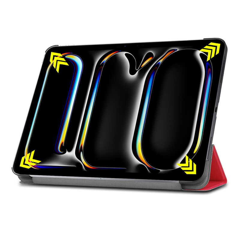 Husa iPad Pro 13 (2024) Techsuit FoldPro, rosu