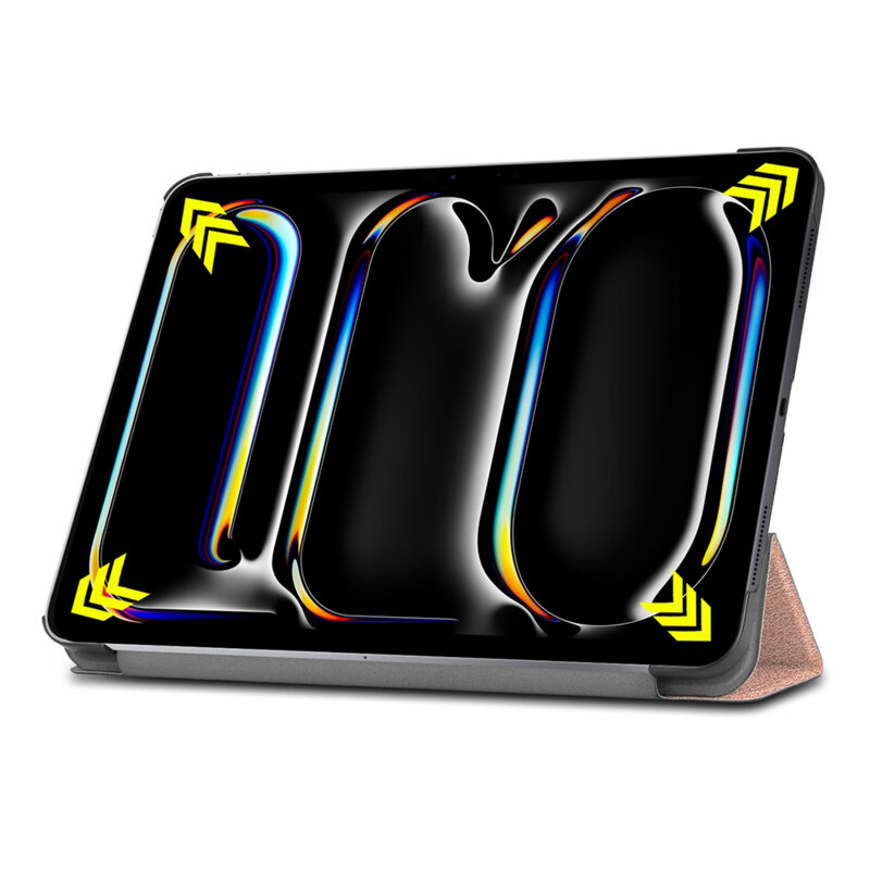 Husa iPad Pro 13 (2024) Techsuit FoldPro, roz