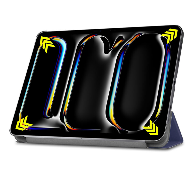 Husa iPad Pro 11 (2024) Techsuit FoldPro, albastru
