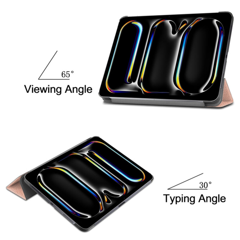 Husa iPad Pro 11 (2024) Techsuit FoldPro, roz