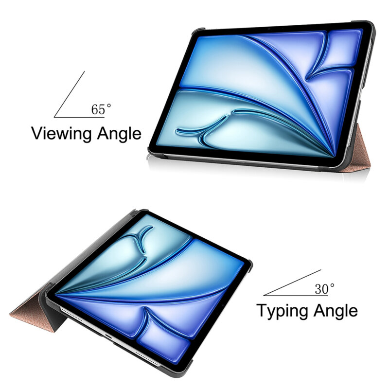 Husa iPad Air 11 (2024) Techsuit FoldPro, roz