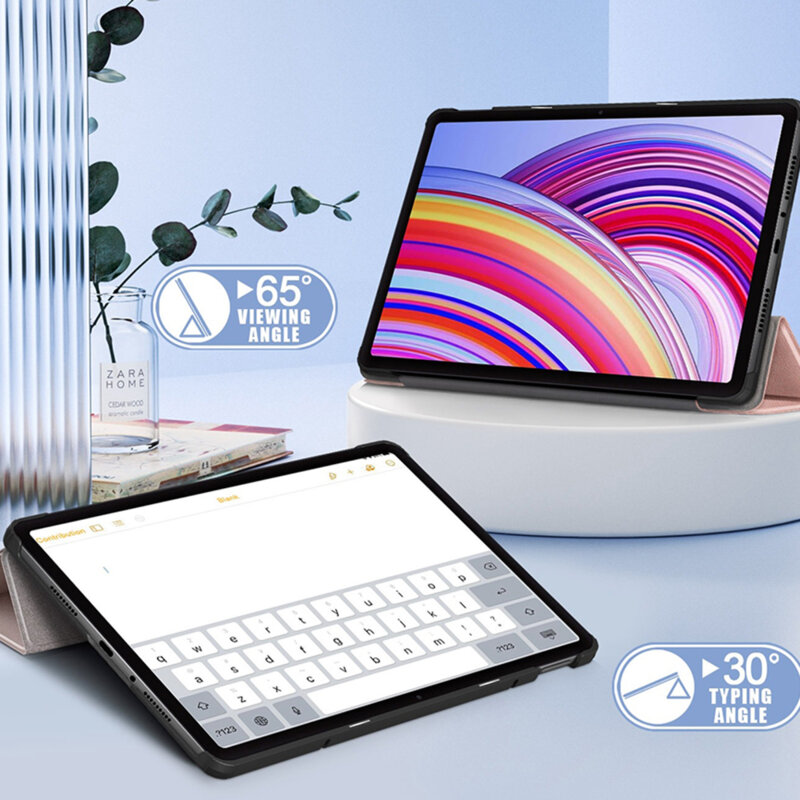 Husa Xiaomi Redmi Pad Pro Techsuit FoldPro, roz